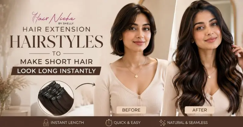 Hair Extension Hairstyles to Make Short Hair Look Long Instantly (2026 Guide)