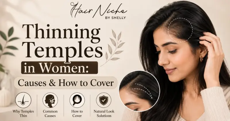 Thinning Temples in Women: Causes and How to Cover Them