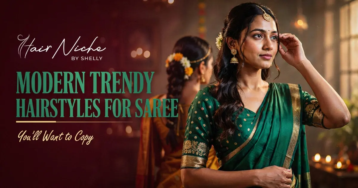 Modern Trendy Hairstyles for Saree You'll Want to Copy