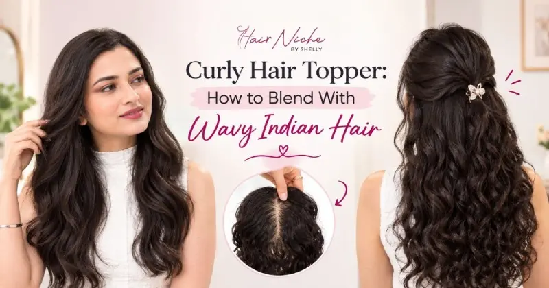 Curly Hair Topper: How to Blend It With Wavy Indian Hair